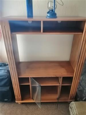 TV/Hi Fi cabinet and Steel stand/shelve