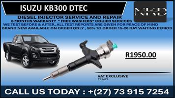 Isuzu KB300 DTEC Diesel Injectors 