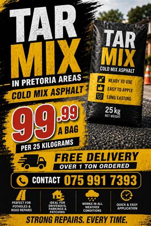 Cold mix Tar Ready mixed