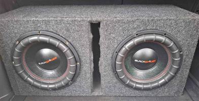 Subwoofers + Amplifier + Box