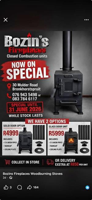 Closed Combustion Fireplaces