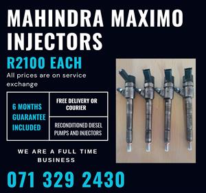 MAHINDRA MAXIMO INJECTORS FOR SALE WITH WARRANTY INCLUDED 