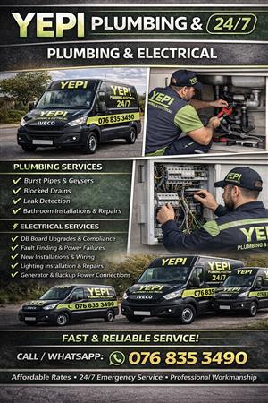 YEPI Plumbing & Electrical Services