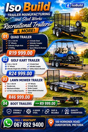 Recreational Trailers for sale