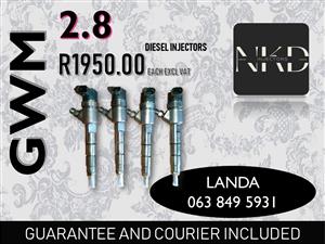 GWM 2.8 DIESEL INJECTORS FOR SALE IN GAUTENG PRETORIA 