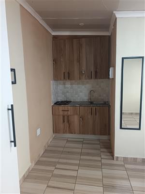 Bachelor room in Mahube Valley EXT 3 with solar geyser, kitchen, shower