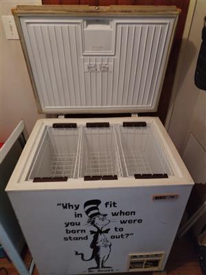 Chest freezer and Work bench 