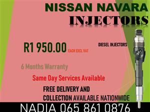 YD25 NISSAN NAVARA DIESEL INJECTORS AVAILABLE