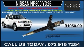 Nissan Np300 yd25 Diesel Injectors 