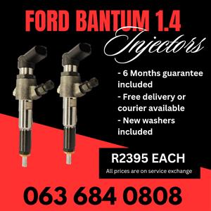 FORD BANTUM 1.4 DIESEL INJECTORS FOR SALE WITH WARRANTY 