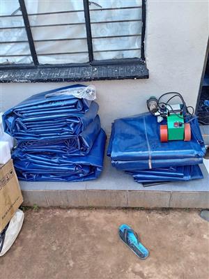 PVC tents pool covers 