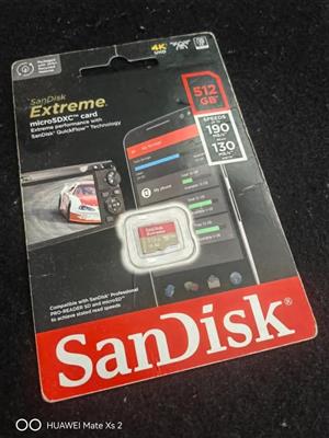 512GB SANDISK MEMORY CARD
