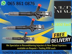 TOYOTA QUANTUM DIESEL INJECTORS W SELL ON EXCHANGE OR RECON 