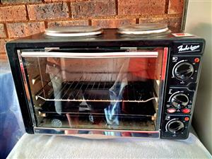 Fuchsware Mini Tabletop 2plate stove with oven 30L  3200W