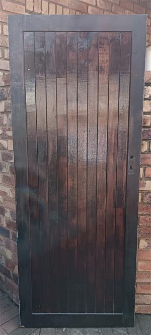 Solid meranti wood door