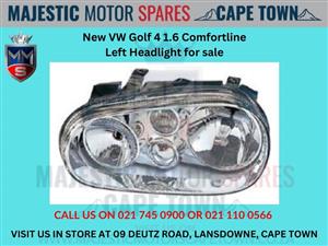 VW Golf 4 1.6 Comfortline Left Headlight