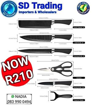 Kitchen Knife Set 6 Piece