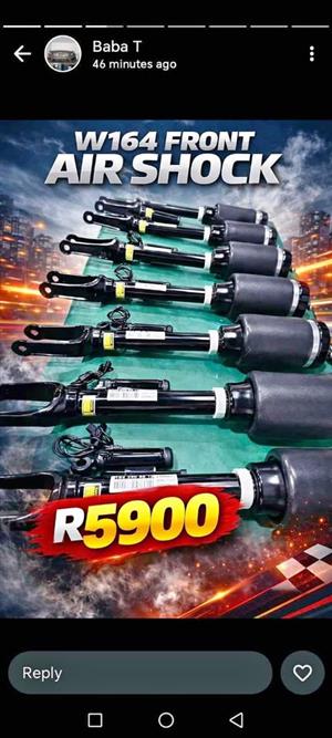 Mercedes Benz W164 front air shocks