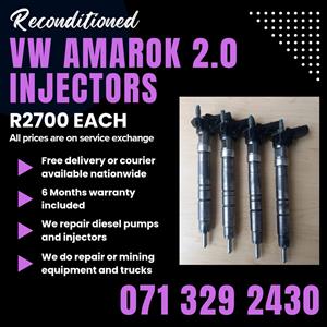 VW AMAROK 2.0 INJECTORS FOR SALE WITH WARRANTY 