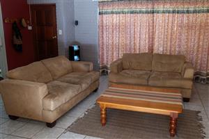2 x Two seater sofas San Diego (brown) for sale