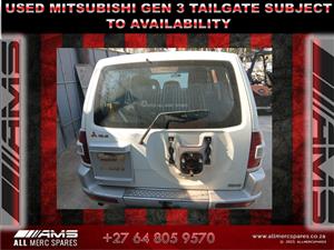 USED MITSUBISHI GEN 3 TAILGATE – SUBJECT TO AVAILABILITY