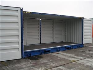 SIDED OPEN STORAGE CONTAINERS 