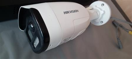 2x Hikvision 2MP ColorVu CCTV Cameras (DS-2CE12DF3T-PIRXOS) – Active Deterrence 