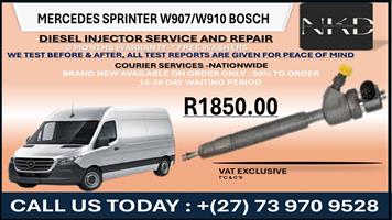 Mercedes Sprinter Bosch Diesel Injectors