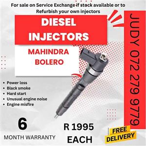 Mahindra Bolero Diesel Injector for sale on service exchange or to recon