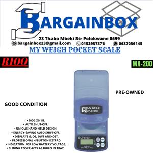 MY WEIGH POCKET SCALE