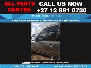 Land Rover Discovery 4 left front used door for sale