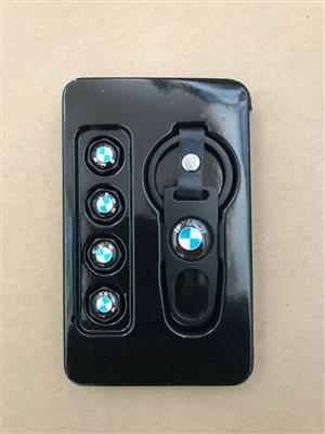 Bmw valve caps and key ring