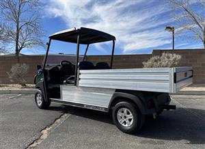 Lifted Golf Cart with Custom Wheels 2 Seater