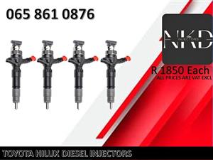 TOYOTA HILUX DIESEL INJECTORS FOR SALE OR RECON WITH WARRANTY