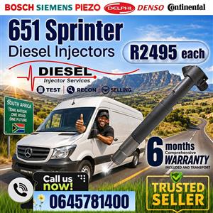 651 Sprinter diesel injectors for sale