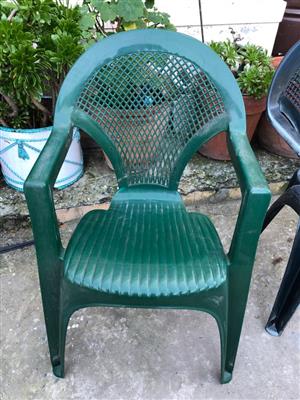 Plastic armchairs - 8 chairs available - see price below