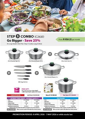AMC Cookware "Go Bigger Combo Set For Sale 