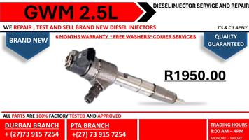 GWM 2.5L Diesel Injectors 