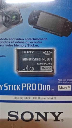 4gb Sony memory stick duo