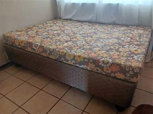Double Bed sponge Matrass + strong base