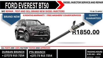 Ford Everest bt50 Diesel Injectors 