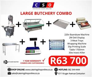BUTCHERY EQUIPMENT  COMBO LARGE ENTERPRISE