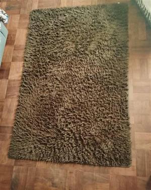 BROWN SHAGGY CARPET