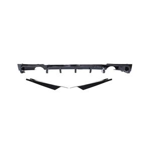 Suitable for Bmw F30 Gloss Black Rear Apron with Double Exhaust Pipe Outlets