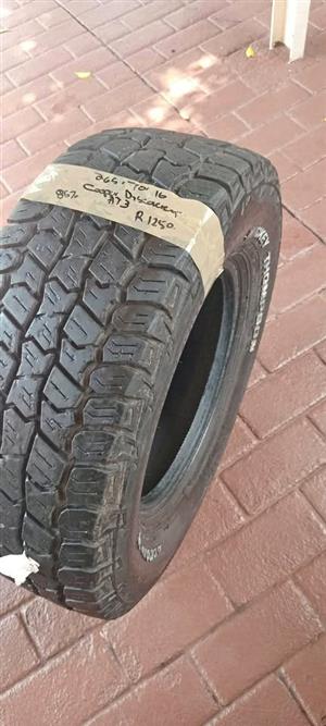 1x Cooper Discoverer AT3 near 90%