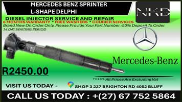 Mercedes Benz Sprinter L-Shape Diesel Injectors on Recondition