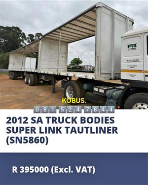 2012 SA TRUCK BODIES SUPERLINK TAUTLINER
