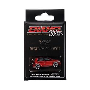 VW Golf 7 GTI Red - Die-Cast Enamel Keychain