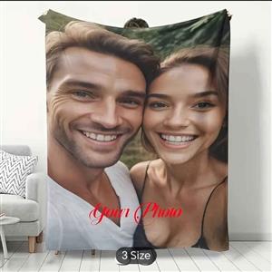 Personalized throw over blanket  for a gift or yourself