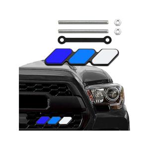 TRD Tri Colour Grille Badge (Blue & White)
